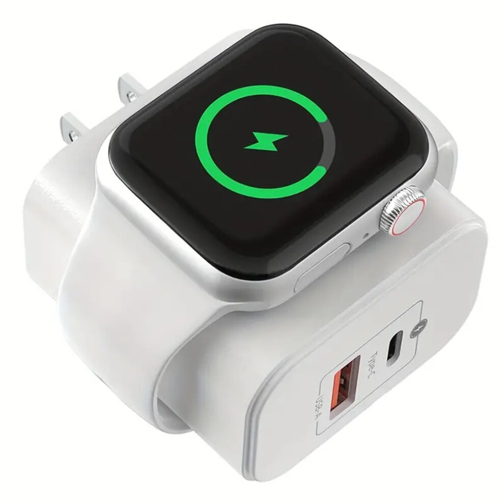 Uw128 23W Pd Qc Fast Charger For Apple Watch 6914280482705