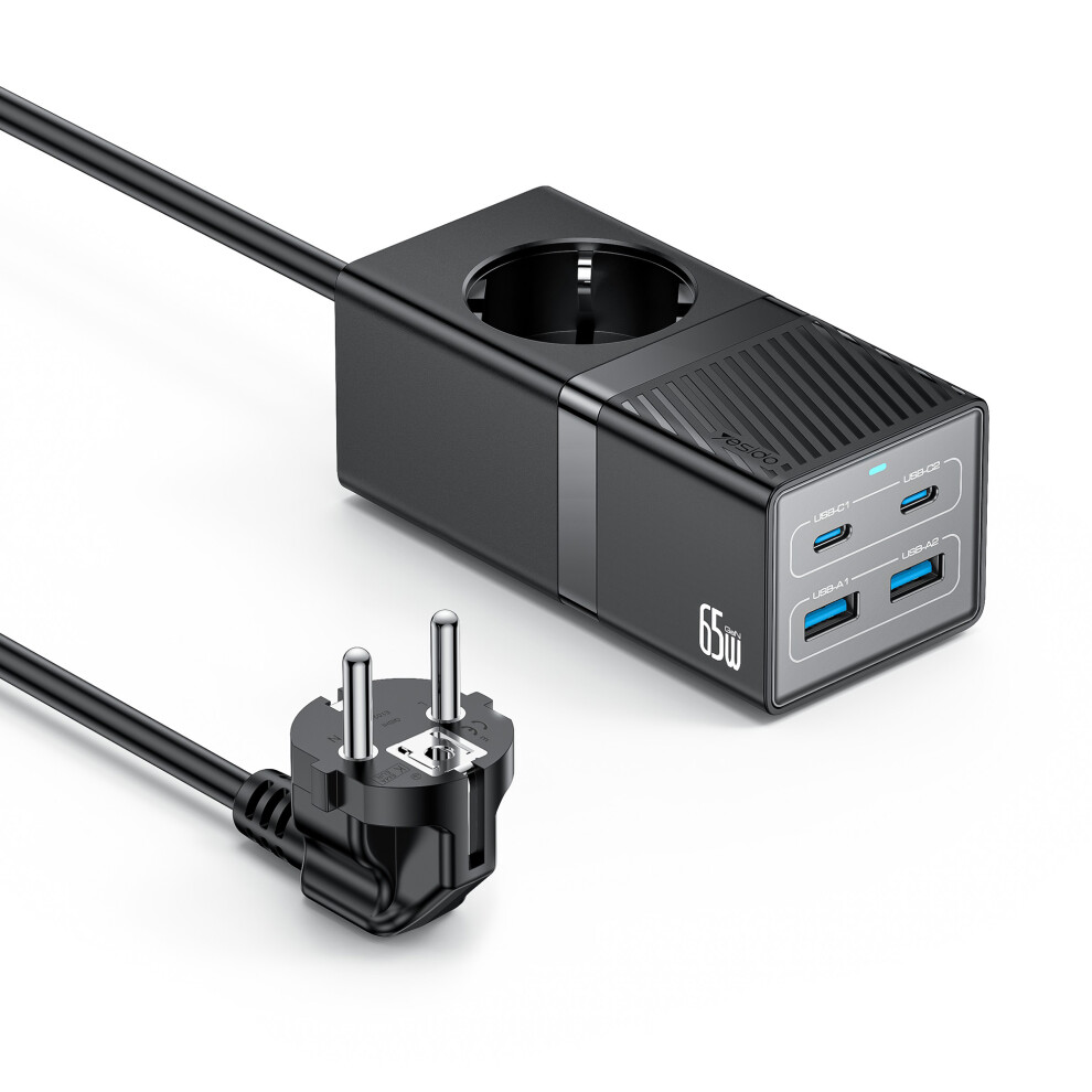 YESIDO MC36 GaN USB-C USB-A Charging Station 65W