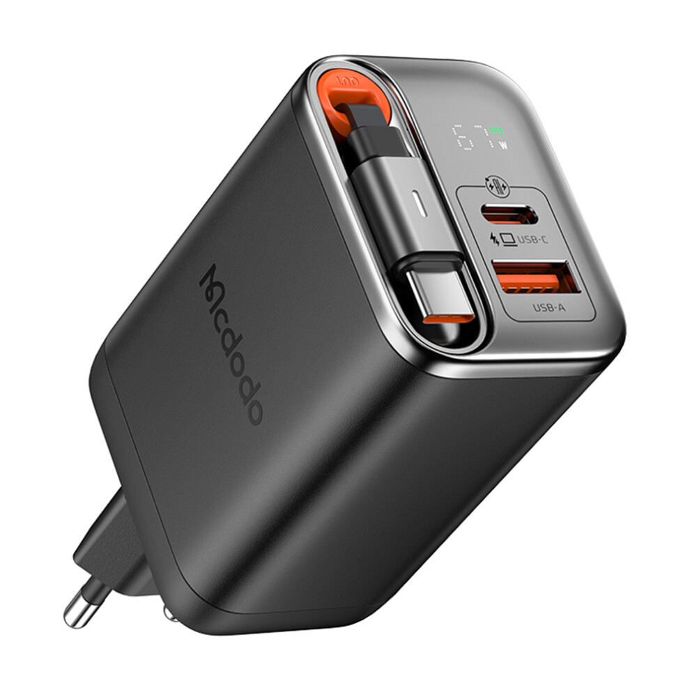 Black (Black) Mcdodo Ch-410 Freego 67W Gan Charger Usb-C Usb-A