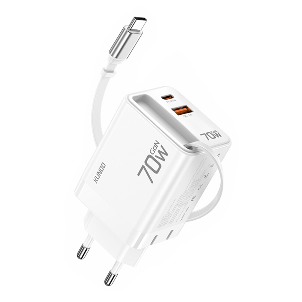 (Eu Plug) Xdch-109 70W Gan Charger Fast Charging Power 6914281781517