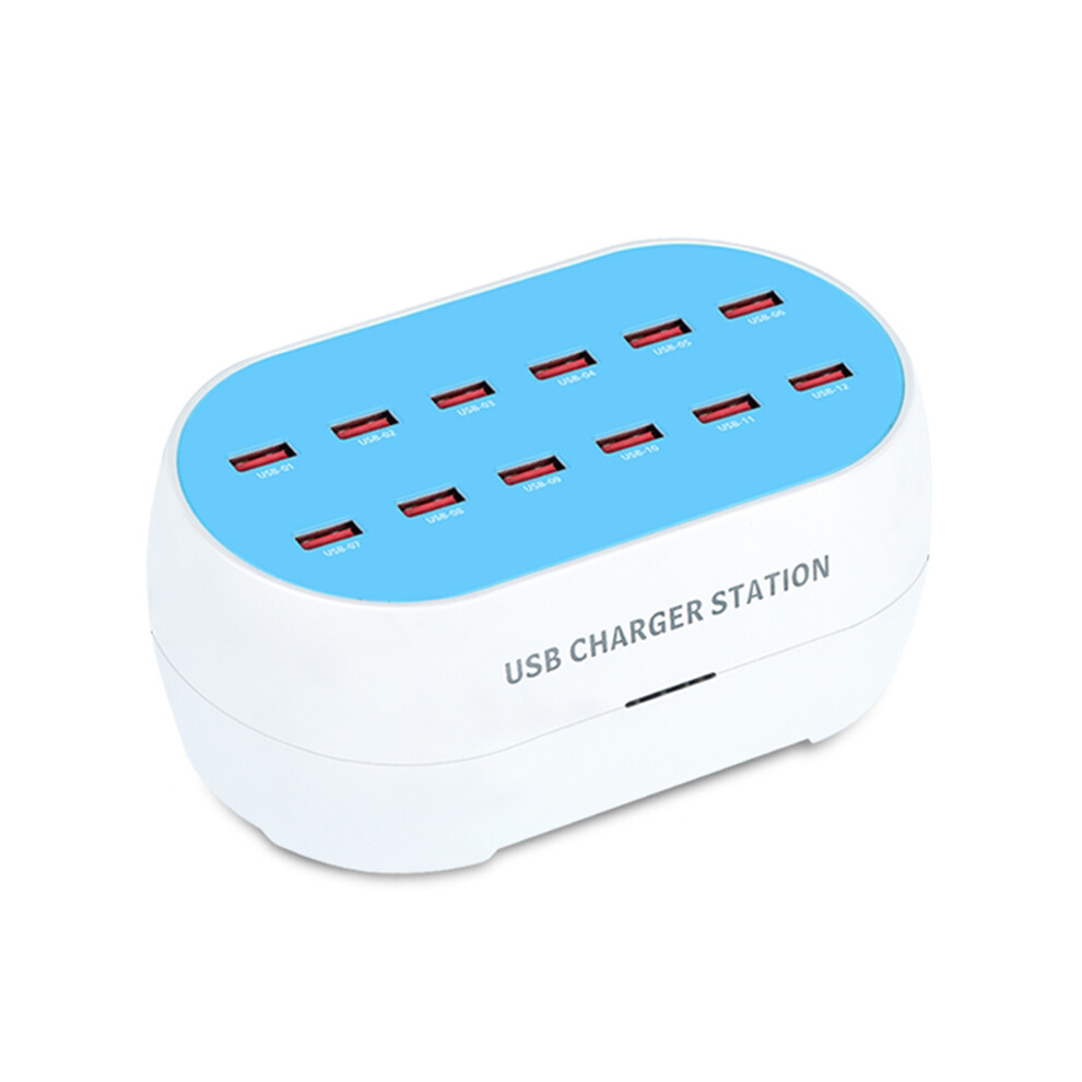 (Us Plug) 830-12 120W Ac100-240V 12 Ports Usb Smart Charger 6914284180300