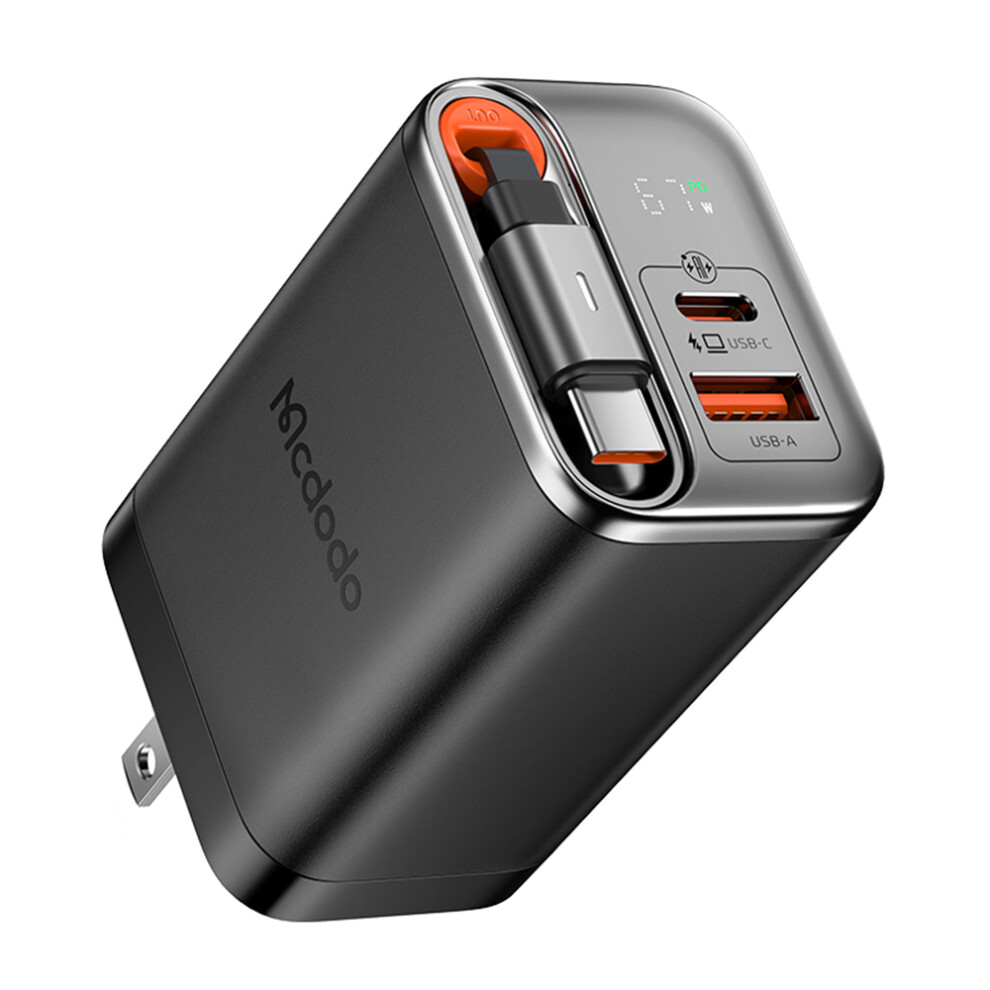 Black (Black) Mcdodo Ch-411 Freego 67W Gan Charger Usb-C Usb-A