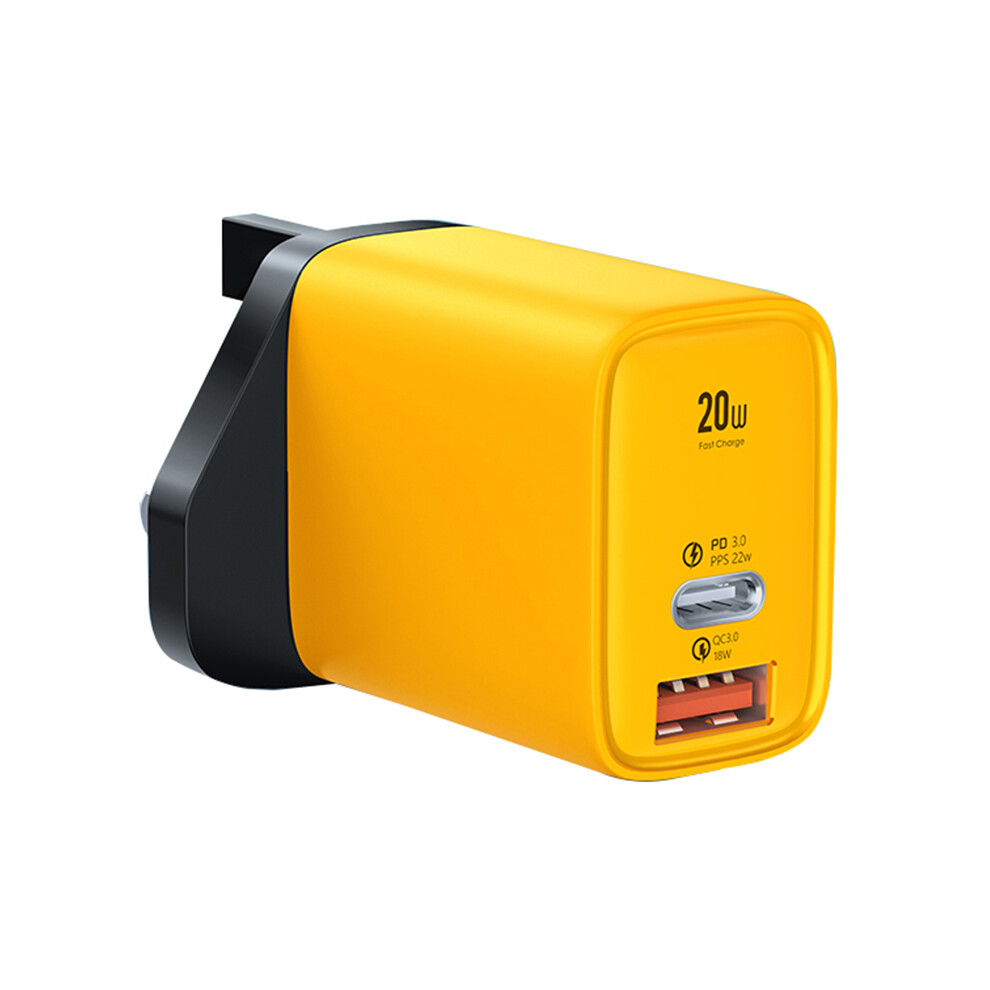 (Uk Plug) Xdch-052 Pd 20W Type-C Qc 3.0 Usb Fast Charger 6914284821081