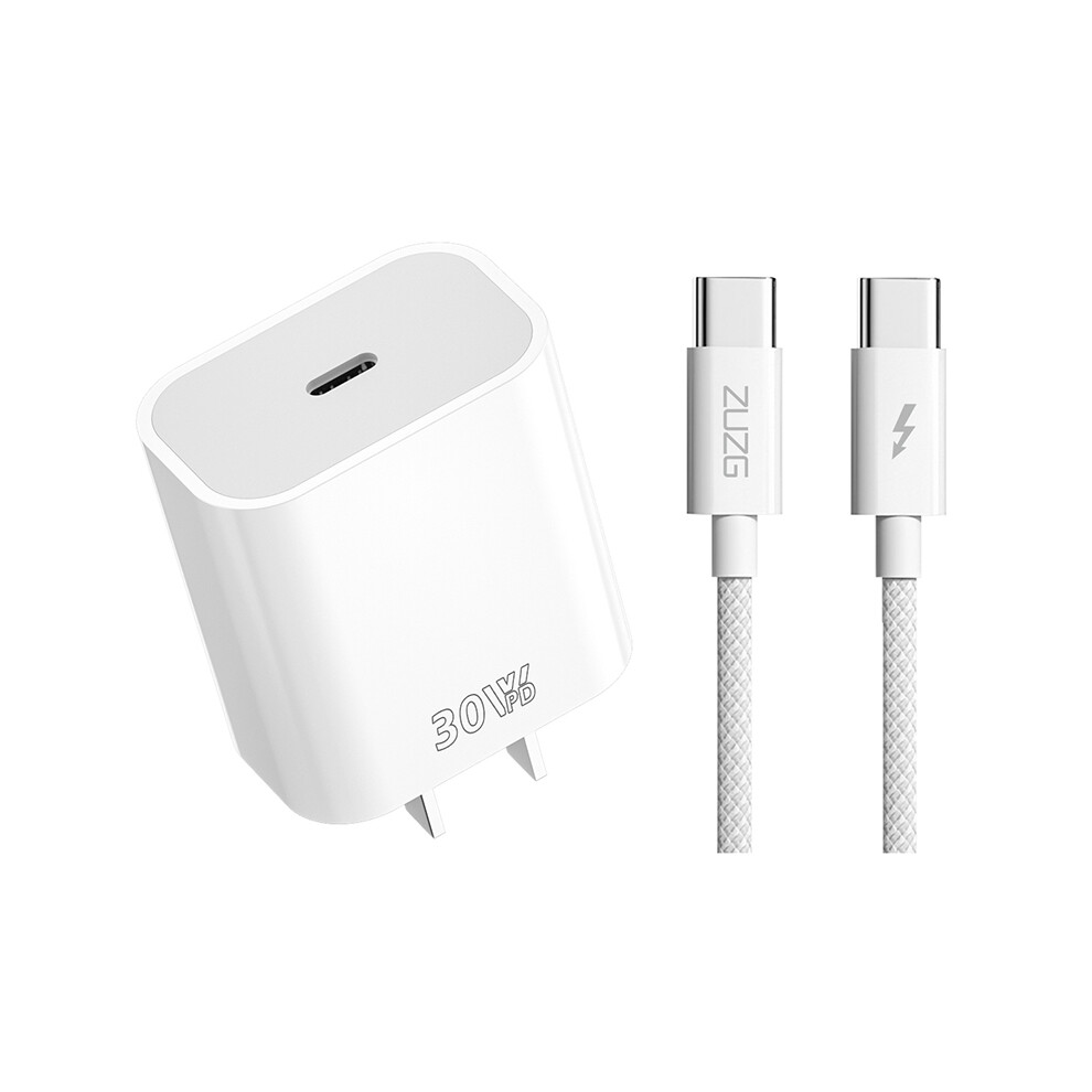 Pd30c Pd 30W Usb-C Fast Charger Set With 1M Usb-C 6914284037819