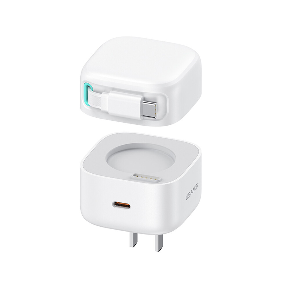 ( / Cn Standard Plug) Us-Cc205 Pd 35W Gan Fast Charger Dual Usb-C Port White 6914281914496