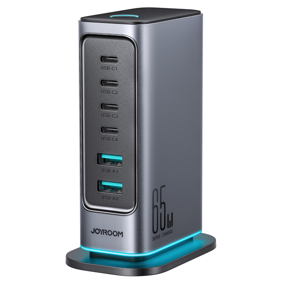 Joyroom Tcm02 65W 6-Port Usb Desktop Charger Gan 6914284801182