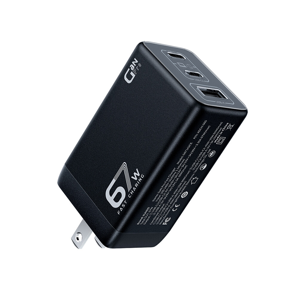 (Us Plug) Xdch-065 67W Fast Charging Gan Wall Charger Usb-A 6914286579096