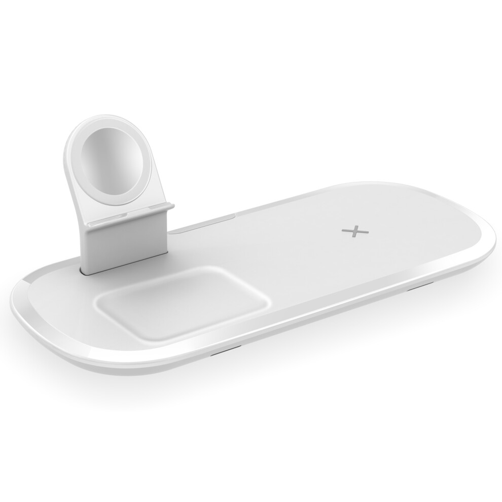 (White) Wireless Charger For Iphone Airpods Apple Watch, White 6914280929729