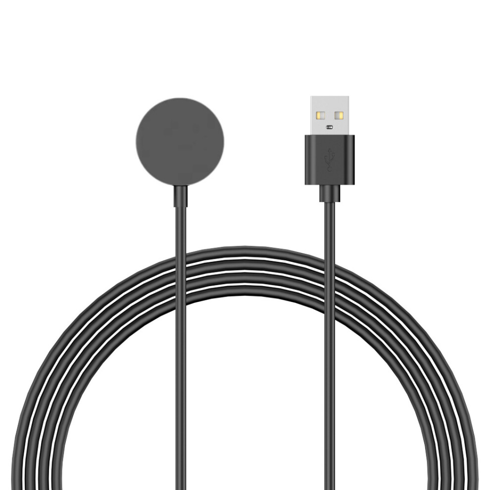 (Black) For Apple Watch 1M Usb Cable Charger Round Black 6914286054920