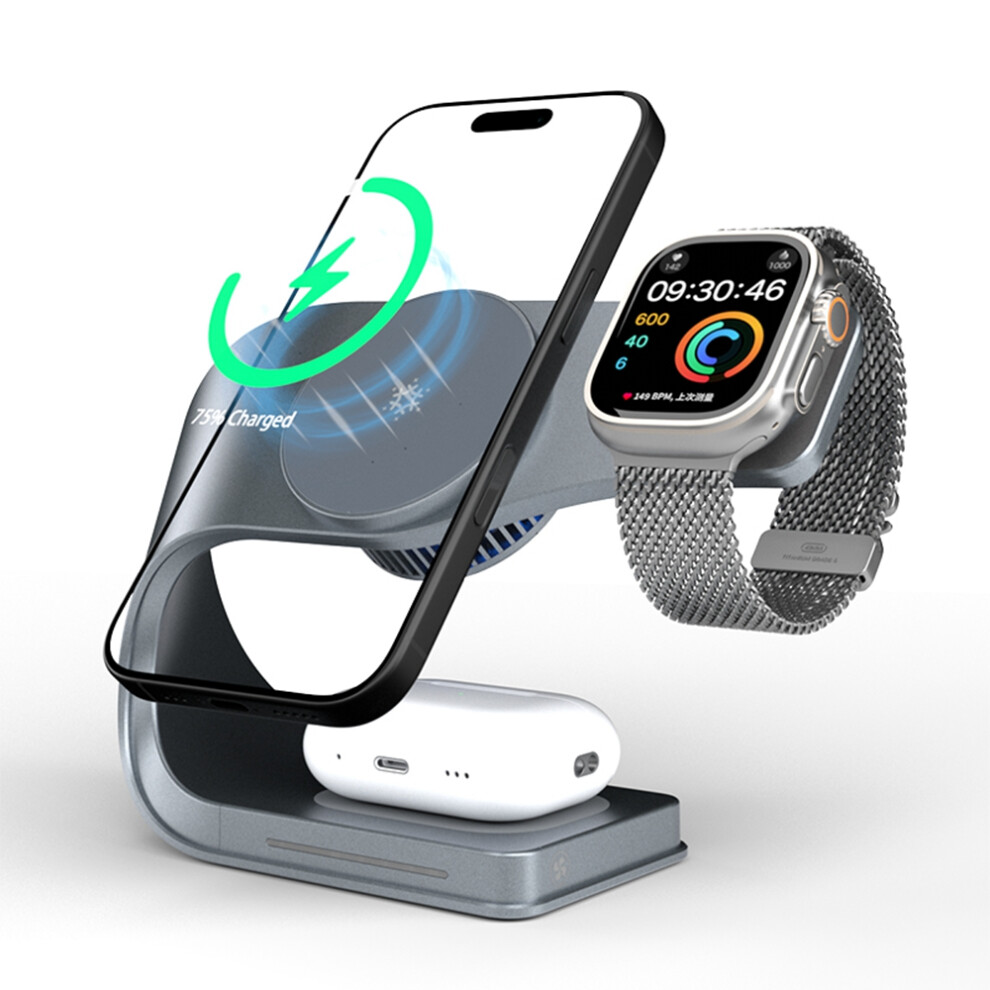 (Tarnish) LFX-178X 3-in-1 Wireless Charger TEC-image-OPC-PJYQXY5-NEW