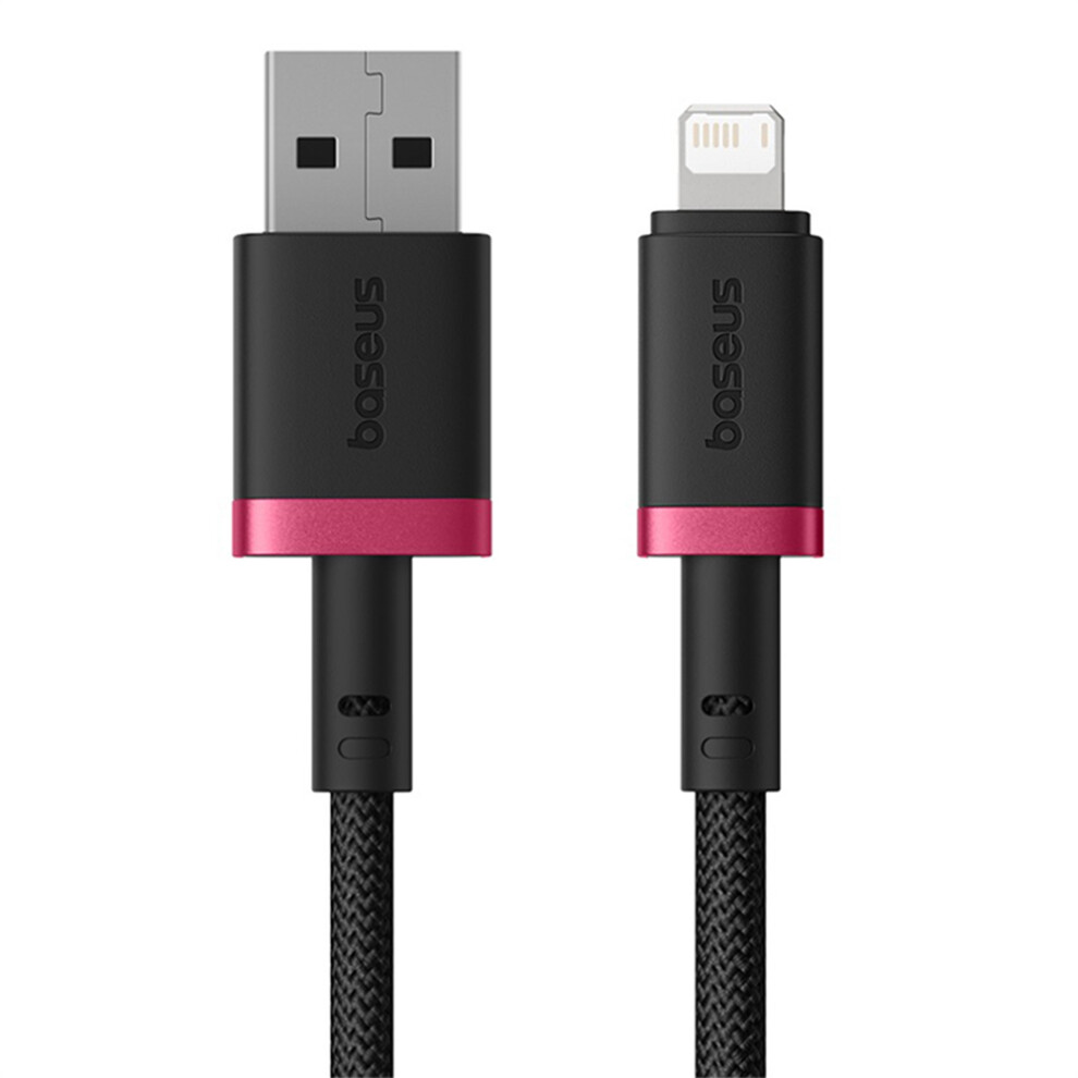 ( ) Baseus New Cafule Series 2.4A Fast Charging Cable Usb To Ip Data Cord, Length: 1M - Gold+ Red/Black/Gold 6914287460997