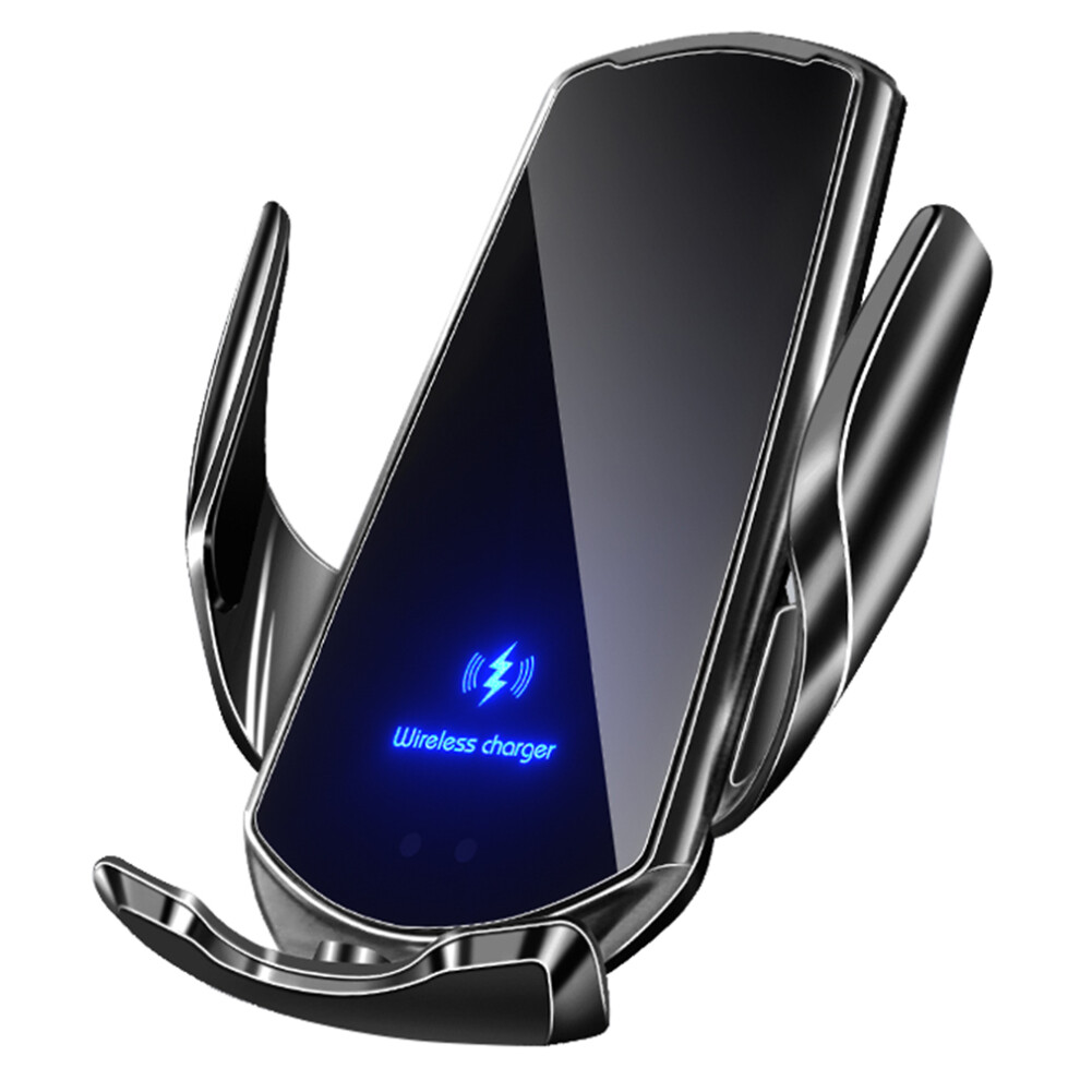 (Black) Q3 Air Vent Clip Auto Sensing Cellphone Bracket Black 6914289424034