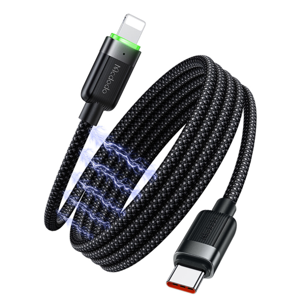 Mcdodo Ca-2010 1.2M Type-C To Lightning Charging Cable Magnetic Self-Winding Data Cord 6914281636916