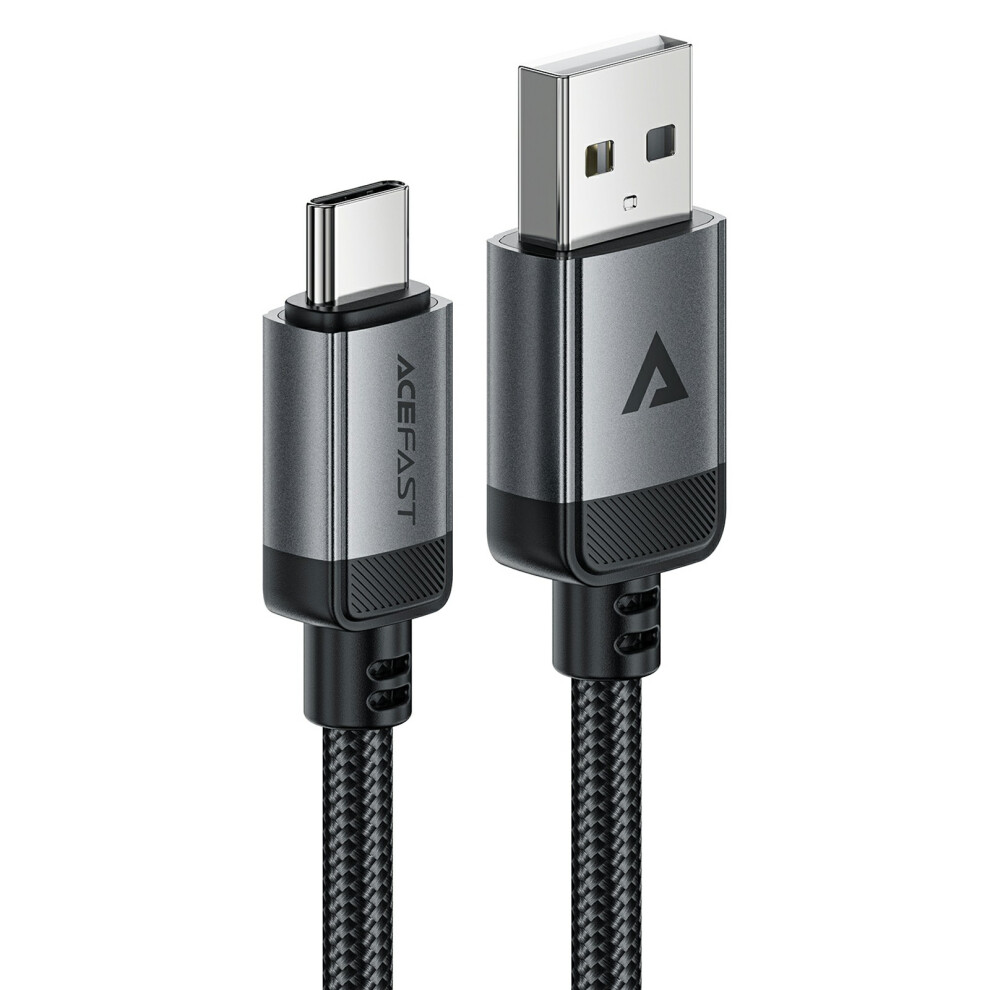 Acefast C20-04 1.2M Usb-A To Usb-C Aluminum Alloy Charging Wire Braided Data Cable 6914289961669