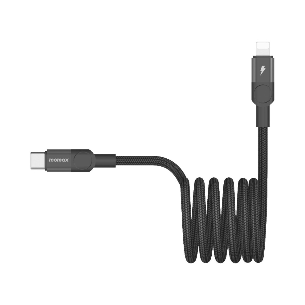 Momax Mag.link 1M Mfi Certified Usb C To Lightning Cable Magnetic Braided Fast Charging Cord 6914281416730