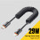 ESSAGER Spring Data Cable Type-C to Lightning PD 29W Fast Charging Cable 1.8m 3