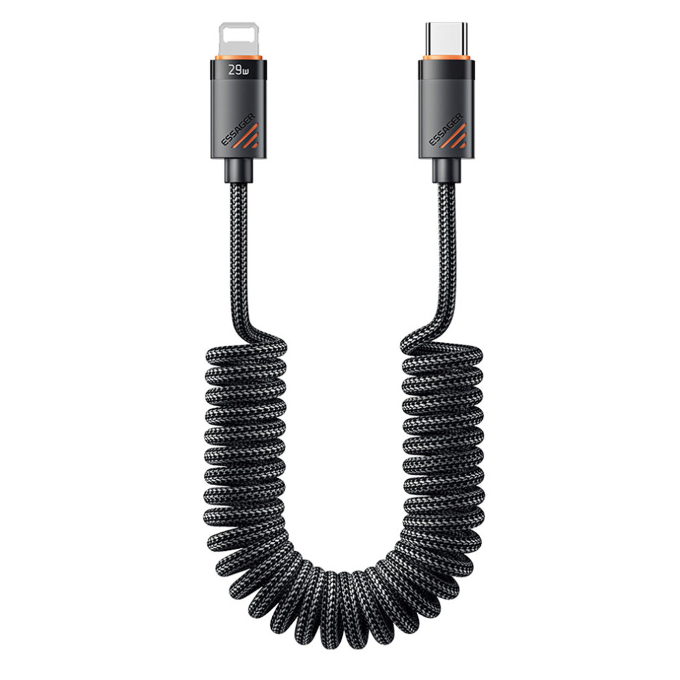 Essager Spring Data Cable Type-C To Lightning Pd 29W Fast Charging Cable 1.2M 6914286736710