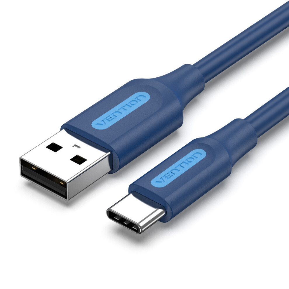Vention Coklh 2M Usb 2.0 Type A To Type C Cable 3A Fast Charging Phone Tablet Data Cord - Dark/Blue 6914286325020