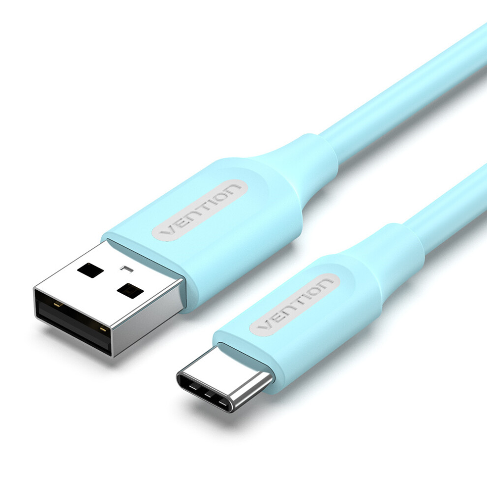 Vention Coksf 1M Usb 2.0 Type A To Type C Cable 3A Fast Charging Phone Tablet Data Cord - Lake Blue 6914284896560