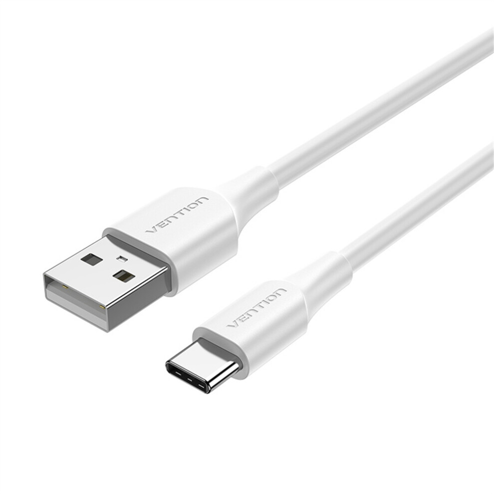Vention Cthwf 1M Usb 2.0 Type A Male To Type C Male Cable 3A Fast Charging Data Sync Cord, White 6914287961227