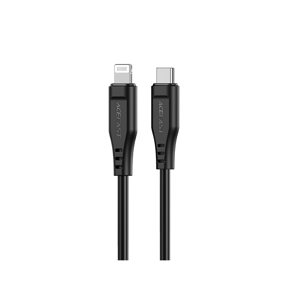 (Black) Acefast C3-01 Mfi Certified Usb-C To Lightning Tpe Charging Data Cable Support Pd30w Fast Charging 1.2M - Black 6914289778724