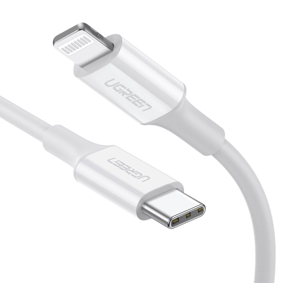 Ugreen For Iphone 15 Series 1.5M Data Syncing Cord Mfi Certified Type-C To Lightning 3A Pd Fast Charging Cable 6914287742284