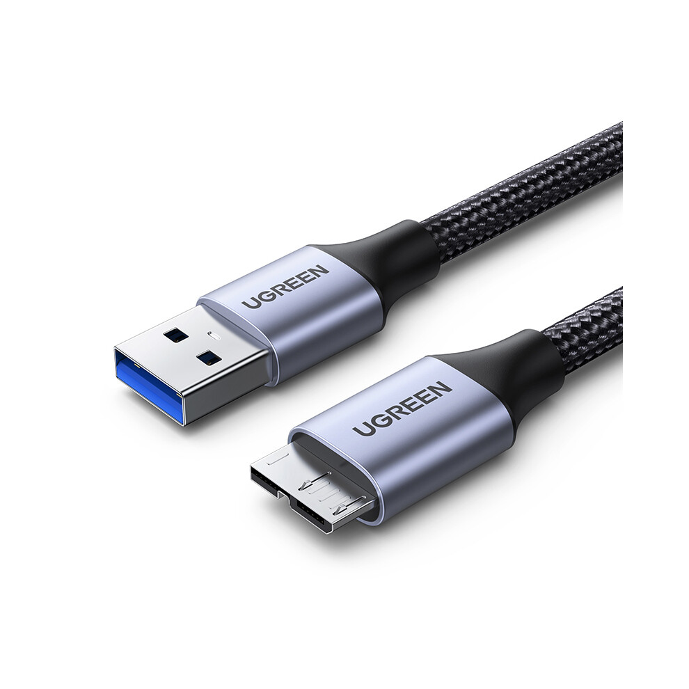 Ugreen 80793 1M Usb 3.0 To Micro Usb Charge Cord Nylon Braided Data Transmission Cable Usb A To Micro B Line 6914282584070