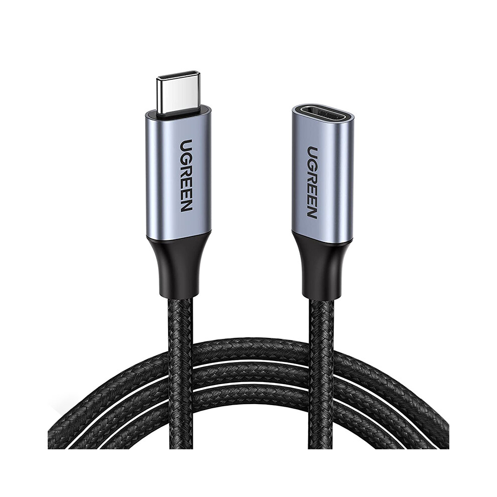 Ugreen 1M Usb C Extension Cable For Macbook Pro Ipad Pro Google Pixel 100W Pd Fast Charging Thunderbolt 3 Type C Extender Cord 6914282607762