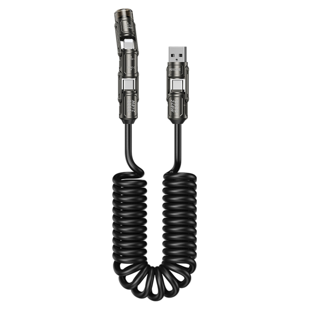 () Wekome Wdc-80 Dofon No.1 Car-Specific Safety Data Cable 240W High Power 1.8M Length Multi Function Design - Black/Green 6914289298345