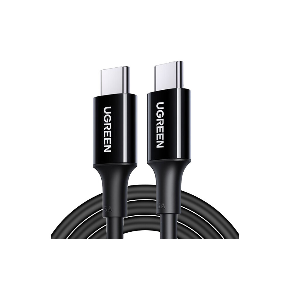 Ugreen 80371 For Iphone 15 Series 1M 100W 5A Type-C To Type-C Data Cord Pd Fast Charging Data Transfer Cable For Macbook Ipad Pro 6914289519419