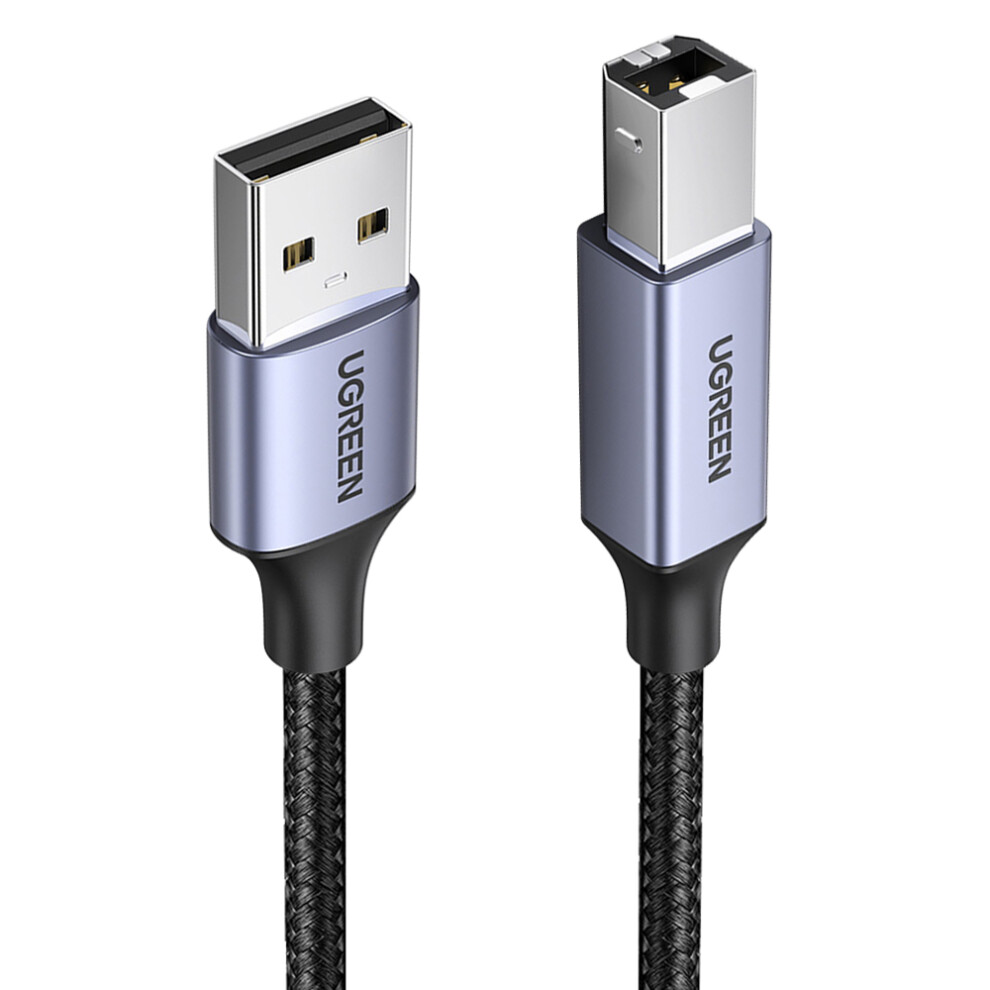 Ugreen 1M 480Mbps High Speed Usb A To Usb B Cable For Hp Epson Canon Brother Printer Male To Male Cord 6914287600584