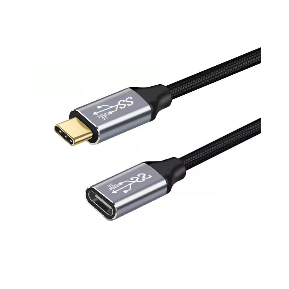 3M Plug And Play Type-C 3.2 Gen2 Male To Female Extension Cable 4K 60Hz 10Gbps Data Cord 6914284235321