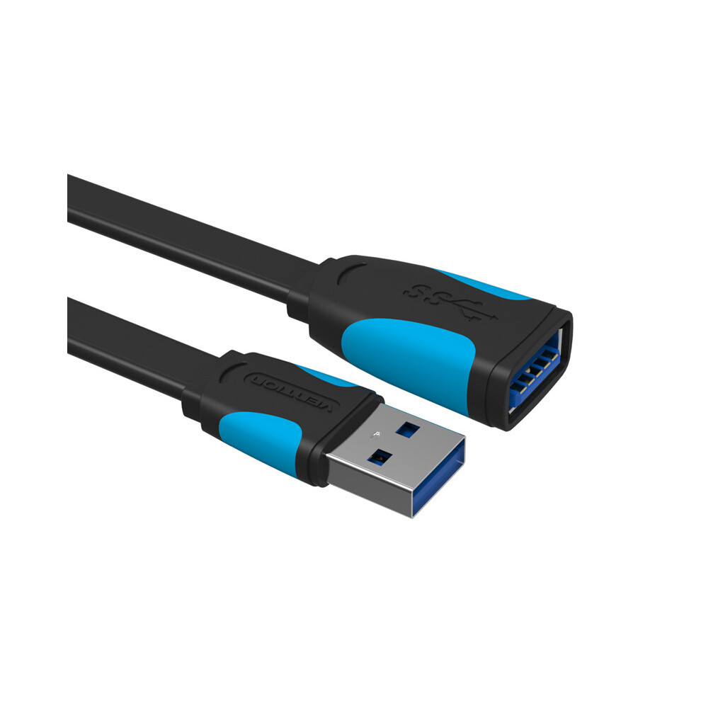 Vention Vas-A13-B050 0.5M Flat Cable Usb 3.0 Male To Female Extension Cable 5Gbps Pvc Data Cord 6914288537896