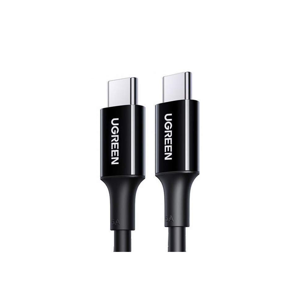 Ugreen 30700 For Iphone 15 Series 0.5M 100W Usb-C To Usb-C Cable 5A Pd Fast Charging Type-C Data Cable For Macbook Ipad Pro 6914286695512