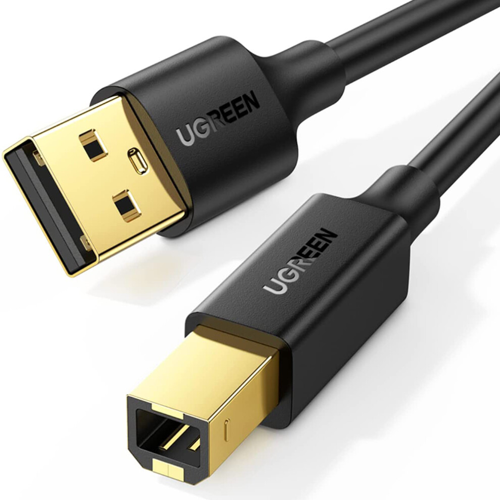Ugreen 2M For Hp Canon Epson Usb 2.0 Printer Cable Usb Type B Male To A Male Cord 6914284884581
