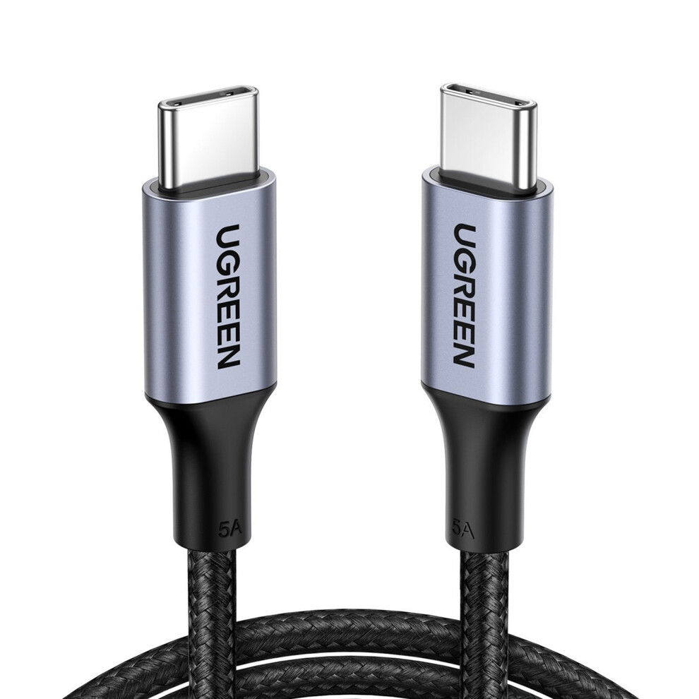 Ugreen 1.5M For Macbook Huawei Matebook Google Chromebook Pixel Type C To Type C Cord Pd 100W Fast Charging 480Mbps Data Cable 6914288614344