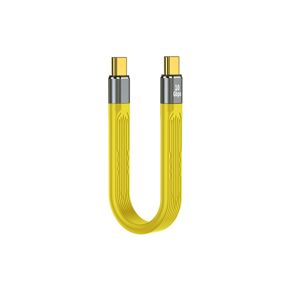 For Iphone 15 Series Pd 100W Fast Charging 10Gbps Type-C To Type-C Fpc Soft Data Cable, Cable Length: 13.8Cm Light 6914289475203