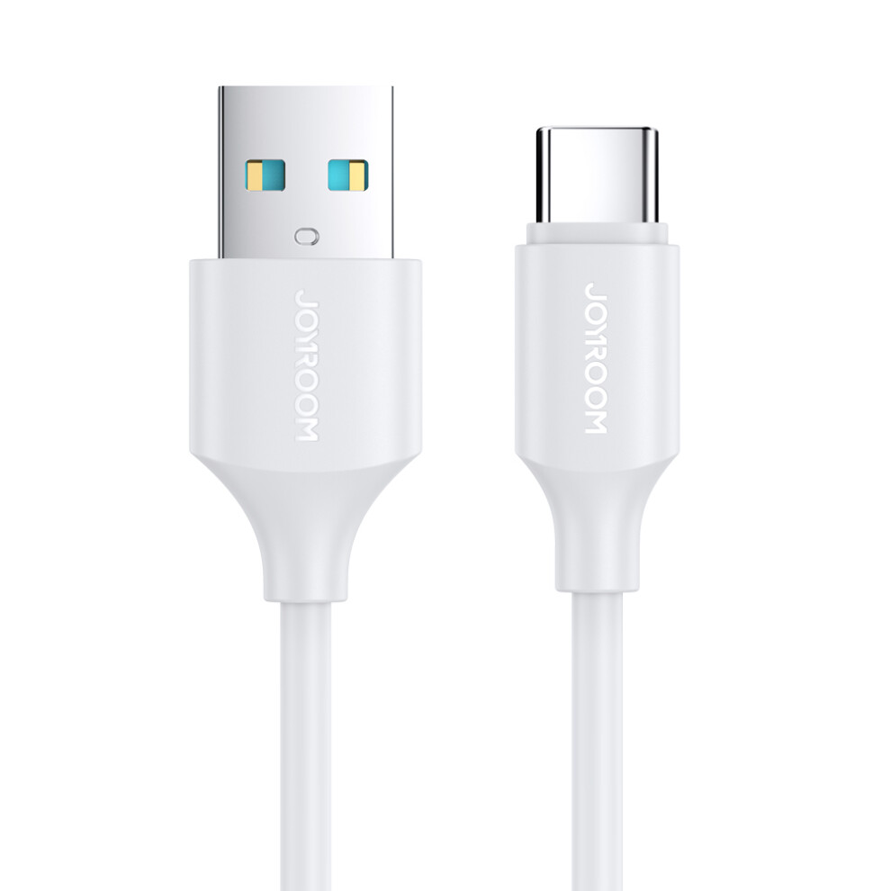 (White) Joyroom S-Uc027a925 25Cm Usb To Type C Charging Cable 480Mbps Data Transfer 3A Fast Charging Power Bank Charging Cord - White 6914282714583
