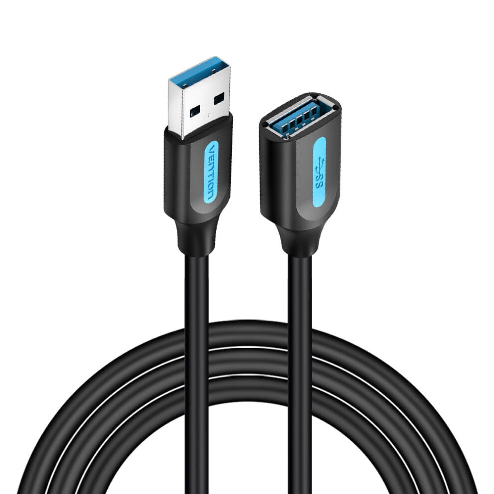 Vention Cbhbd 2M Usb-A 3.0 Male To Female 5Gbps Data Transmission Extension Cable Round Pvc Connection Cord 6914285835056
