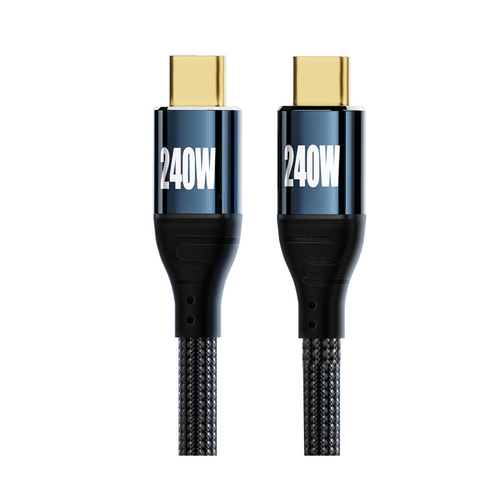 For Iphone 15 Series 1.5M Pd 240W Type-C To Type-C Fast Charging Cable 480Mbps Data Transfer Cord For Mobile Phone Tablet Laptop 6914280761954