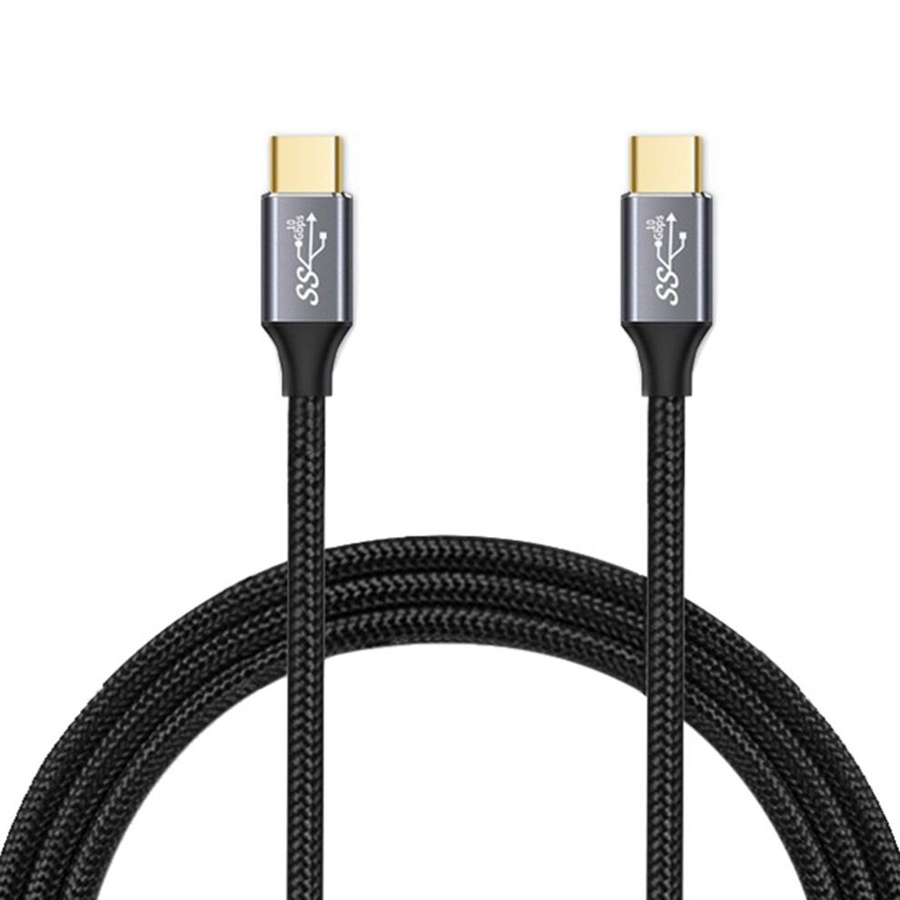 1.5M 100W Pd Nylon Braided Type C To Type C Cable Usb 3.1 Gen2 10Gbps Full Function Usb C Cable (Male To Male) 6914281995433