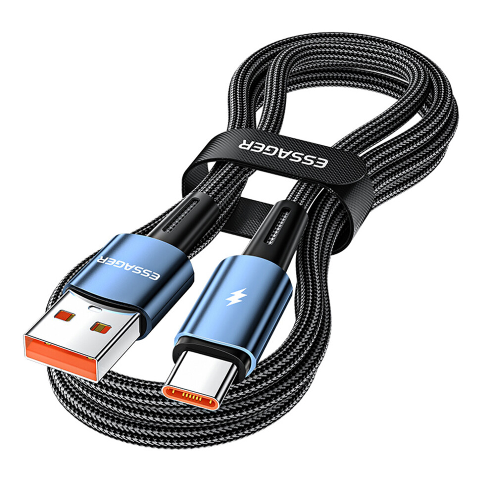 (Blue) Essager 1M Usb To Type-C Data Transmission Cable 120W Fast Charging Cord - Blue 6914286334879