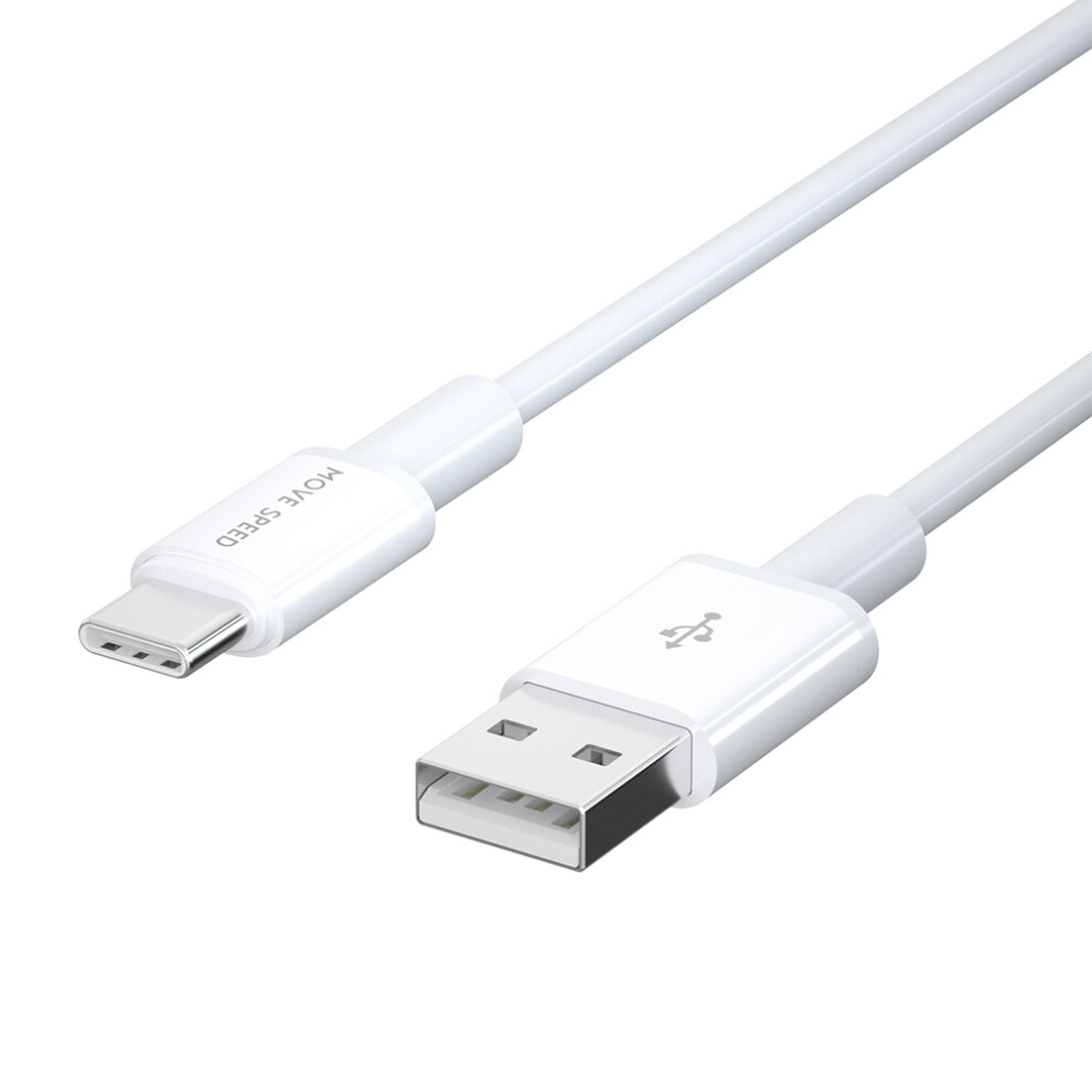 Move Speed Ysuct03-C12w 6A Usb To Type C Cable Tpe 1.2M 66W Quick Charging Data Cord Cable - White 6914289729979