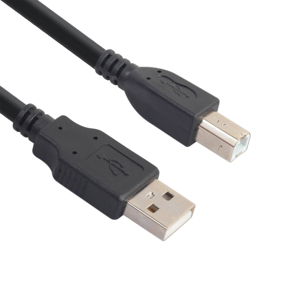 0.5M Usb 2.0 Am-To-Bm Printer Cable Type-A To Type-B High Speed Printer Cord Compatible With Hp 6914287462694