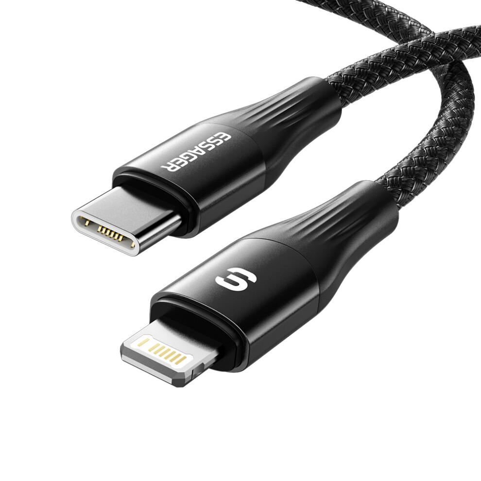 Essager 2M Type-C To Lightning 29W Pd Fast Charging Cord Aluminum Alloy Braided Data Cable 6914282273967
