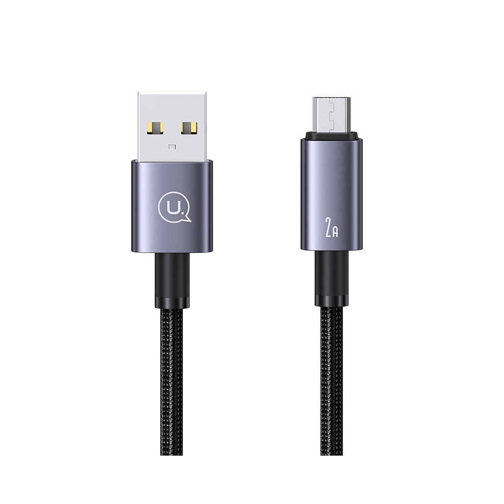 Usams Us-Sj670 Sufeng Series 2M Usb-A To Micro-Usb 2A Fast Charging Cable Data Cord - Tarnish 6914281274156