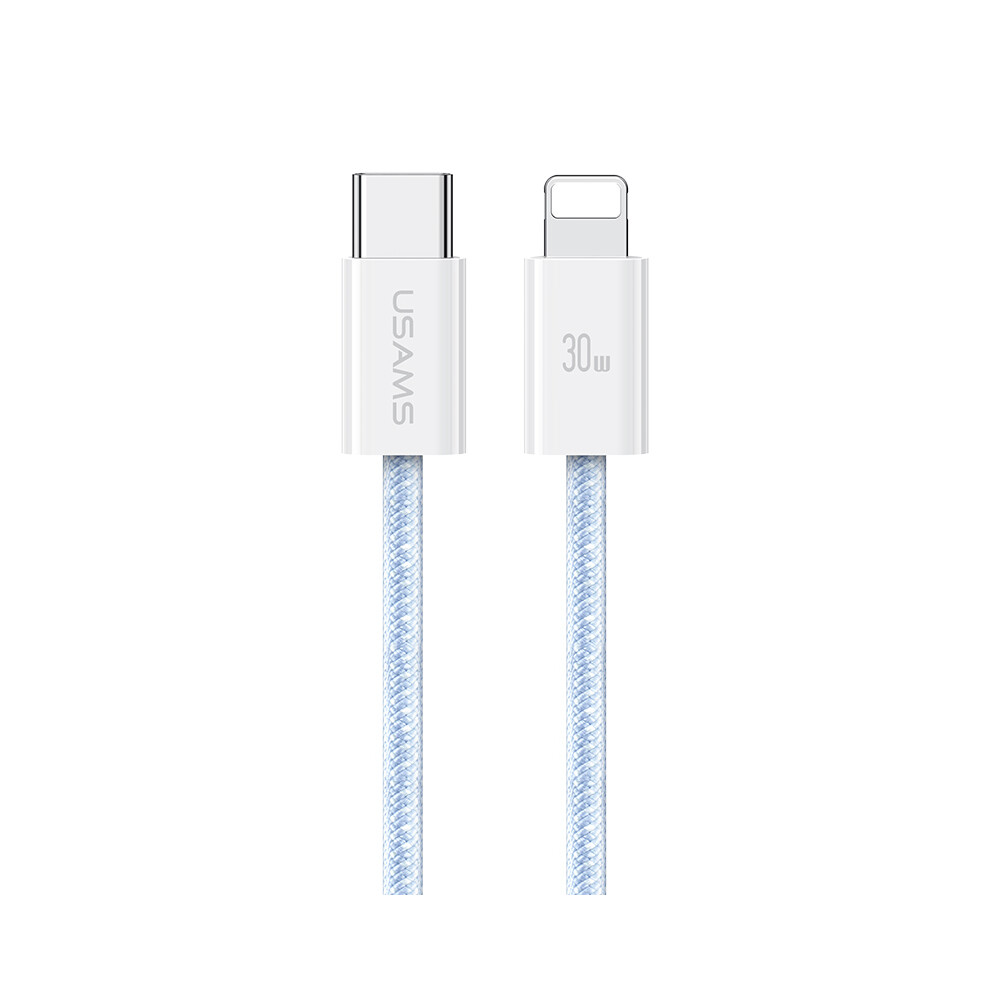 (Blue) Usams Us-Sj657 U86 1.2M Type-C To Lightning Cable Pd 30W Fast Charging Data Cord - Blue 6914283972326
