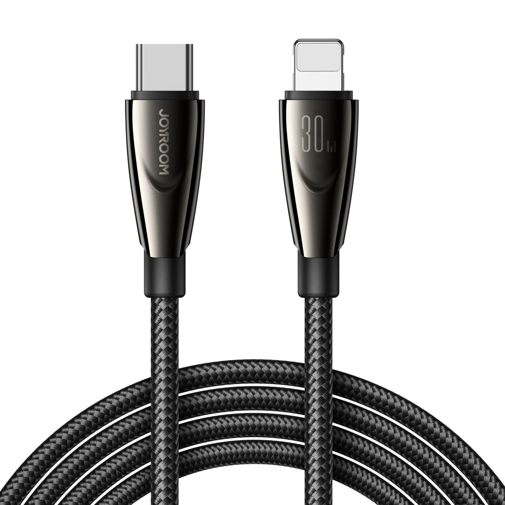 Joyroom Sa31-Cl3 Pioneer Series For Iphone 15 Series Pd 30W Fast Charging Data Cable Nylon Braided 1.2M Type-C To Lightning Cable 6914283717156