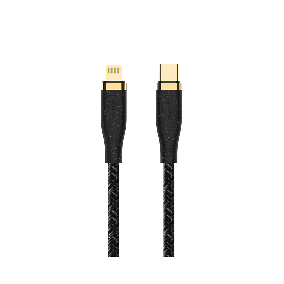 Devia Star Series Ec418 1.5M Type-C To Lightning Cable Pd 27W Fast Charging Syncing Cord Gold 6914281099438