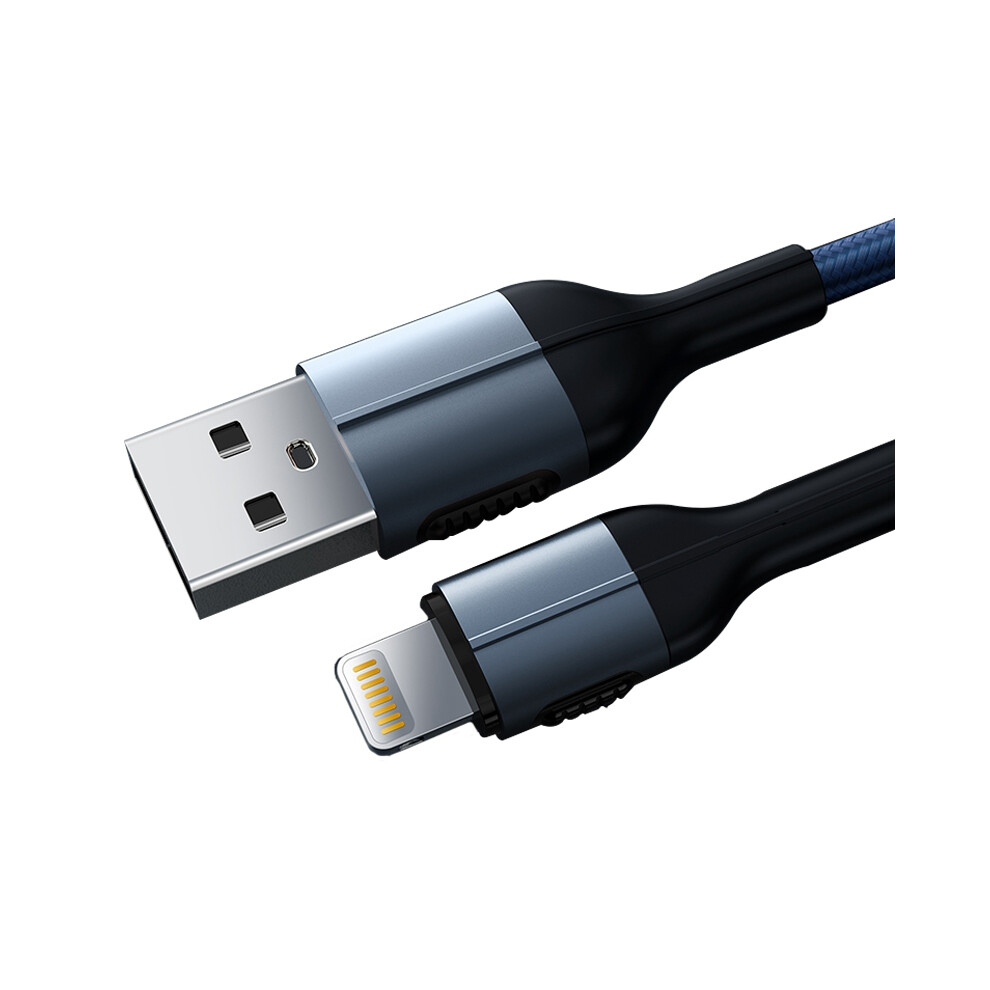 () Xundd 1M Pd 20W Charger Cord For Iphone Ipad Usb-A To Lightning Data Cable - Blue/Black 6914282909224